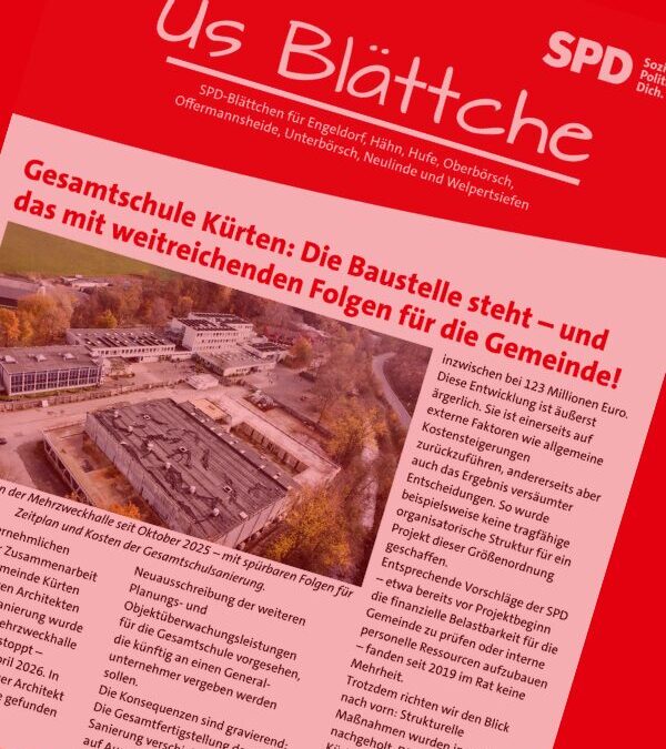 Frisch aus der Druckerei: Die Weihnachtsausgabe von „Us Blättche“