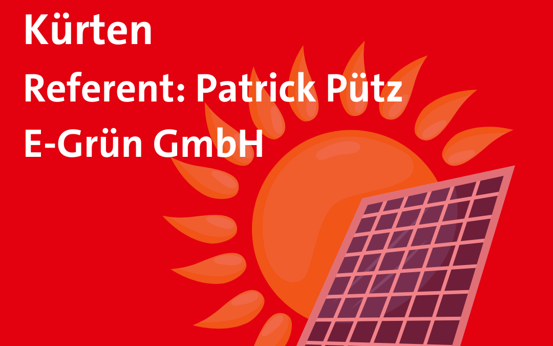 Einladung zum Offenen Stammtisch zum Projekt „Solarhang Kürten“